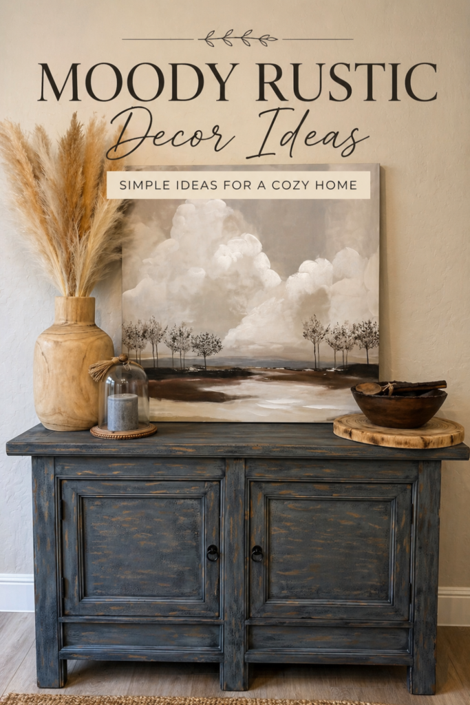 moody rustic decor
