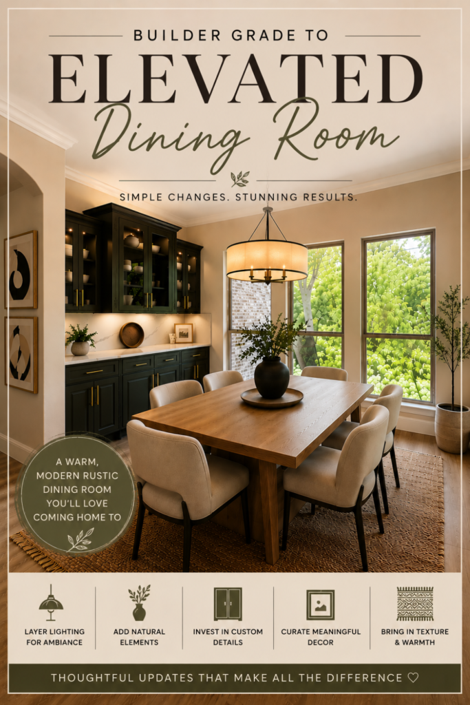 Modern Rustic Dining Room Ideas: How To Create A Warm Elevated Space dining 7