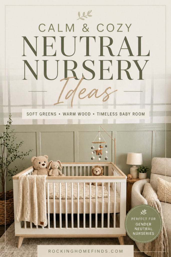 Calm and Cozy Neutral Nursery Ideas nursery 1
